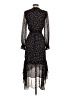 Intermix Polka Dots Black Cocktail Dress Size 2 - photo 2
