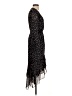 Intermix Polka Dots Black Cocktail Dress Size 2 - photo 4