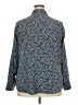 MICHAEL Michael Kors 100% Polyester Polka Dots Teal Long Sleeve Blouse Size 2X (estimated) - photo 2