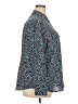 MICHAEL Michael Kors 100% Polyester Polka Dots Teal Long Sleeve Blouse Size 2X (estimated) - photo 4