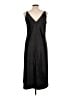 Vince. 100% Polyester Black Casual Dress Size L - photo 2