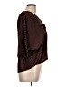 Express 100% Polyester Brown 3/4 Sleeve Blouse Size L - photo 4