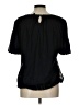 Sara Michelle Black Short Sleeve Blouse Size L - photo 2