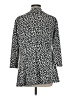 Calvin Klein Animal Print Ivory Blazer Size 6 - photo 2