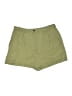 Reformation 100% Tencel Solid Green Khaki Shorts Size 12 - photo 1