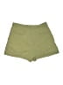 Reformation 100% Tencel Solid Green Khaki Shorts Size 12 - photo 2