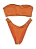 Unbranded Solid Orange Two Piece Swimsuit Size M (estimated) - photo 1
