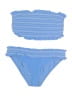Tory Burch Chevron-herringbone Blue Two Piece Swimsuit Size XL - photo 1