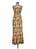 Forever 21 Tropical Tan Cocktail Dress Size L - photo 1