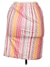 Unbranded 100% Polyester Stripes Pink Casual Skirt Size XL - photo 2
