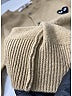 Play Comme Des Garçons 100% Wool Tan Wool Cardigan Size S - photo 12