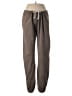 DONNI Stripes Brown Casual Pants Size S - photo 1