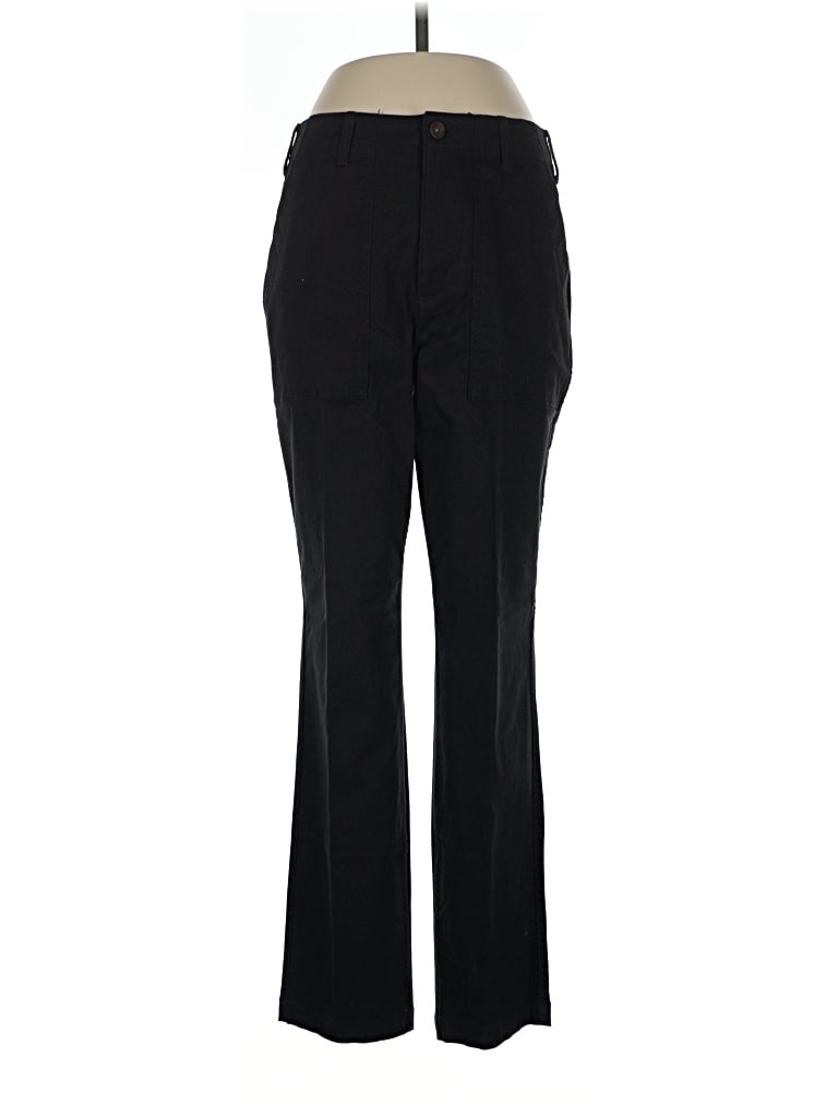 Pre-owned Lands' End Dress Pants In Black