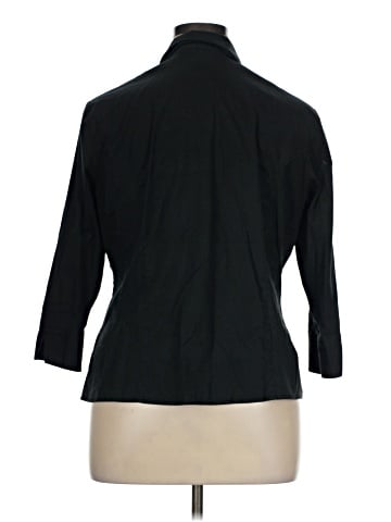 Riders by Lee 3/4 Sleeve Button-Down Shirt (view 2)