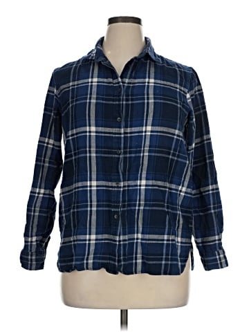 Uniqlo Long Sleeve Button-Down Shirt (view 1)