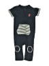 DKNY 100% Cotton Stripes Gray Short Sleeve Onesie Size 3-6 mo - photo 1