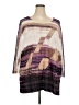 Nic + Zoe Purple Pullover Sweater Size 2X - photo 1