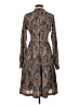 Unbranded 100% Polyester Paisley Brown Casual Dress Size XXS - photo 2