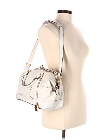 Tory Burch Leather Satchel (view 2)