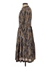 Unbranded 100% Polyester Paisley Brown Casual Dress Size XXS - photo 5