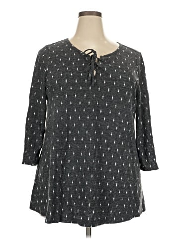 Lane Bryant Long Sleeve Henley (view 1)