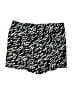 Nine West 100% Rayon Animal Print Black Shorts Size L - photo 1