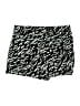 Nine West 100% Rayon Animal Print Black Shorts Size L - photo 2