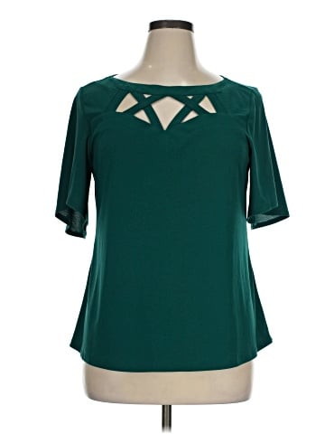 Diana Belle Short Sleeve Blouse (view 1)