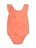 Carter's Chevron-herringbone Orange One Piece Swimsuit 9-12 MO / 12 MO - photo 1
