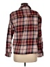 Old Navy 100% Cotton Plaid Brown Long Sleeve Button-Down Shirt Size M - photo 2