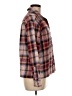 Old Navy 100% Cotton Plaid Brown Long Sleeve Button-Down Shirt Size M - photo 4