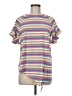 Main Strip Stripes Purple Short Sleeve Top Size M - photo 1