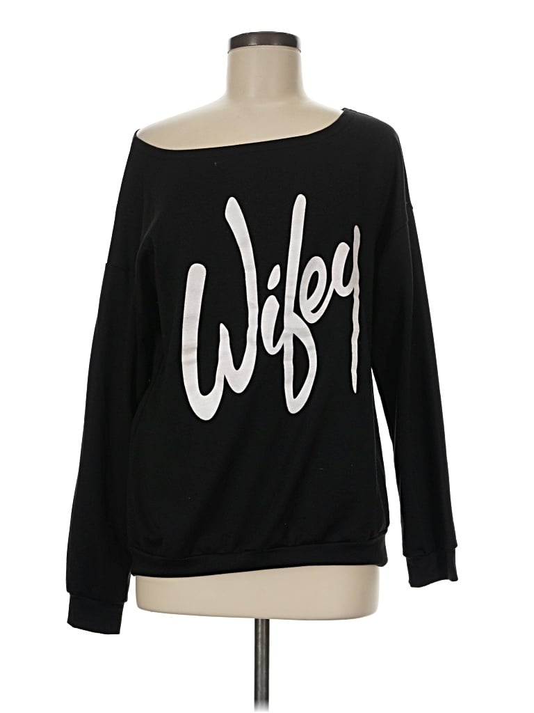 Pre-owned Unbranded Sweatshirt In Black