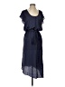 Crippen 100% Polyester Blue Casual Dress Size XS - photo 1