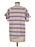 Main Strip Stripes Purple Short Sleeve Top Size M - photo 2
