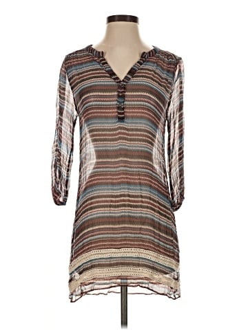 Ella Moss 3/4 Sleeve Silk Top (view 1)
