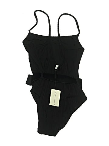 Solid & Striped One Piece Swimsuit (view 2)