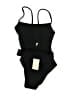 Solid & Striped Solid Black One Piece Swimsuit Size M - photo 2