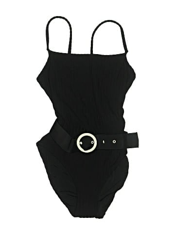 Solid & Striped One Piece Swimsuit (view 1)