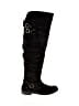 Just Fab Black Boots Size 8 1/2 - photo 1