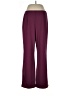 Versona Solid Burgundy Dress Pants Size L - photo 1