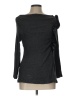 Deletta Gray Long Sleeve Top Size L - photo 1