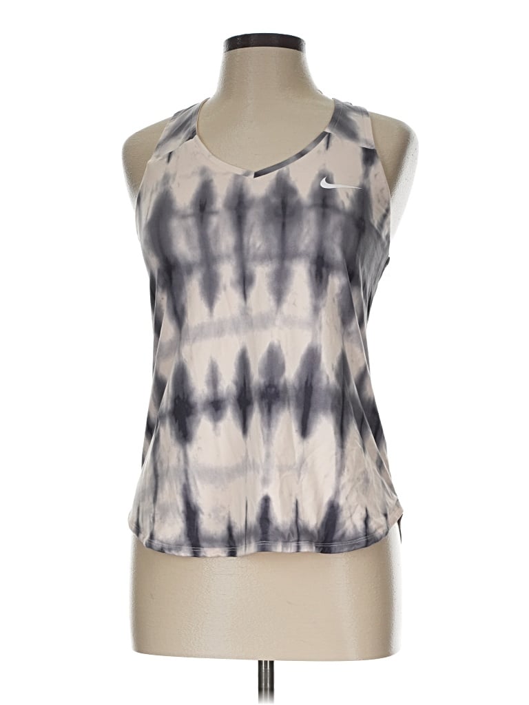 Pre-owned Nike Active Tank Top In Gray