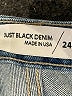 Just Black Blue Jeans Size 24 waist - photo 7