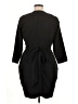 ASOS 100% Polyester Solid Black Casual Dress Size 14 - photo 2