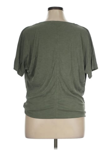 Green Envelope Short Sleeve Top (view 2)