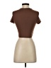Shein Brown Short Sleeve Turtleneck Size S - photo 2