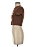 Shein Brown Short Sleeve Turtleneck Size S - photo 5