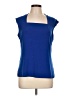 Jones Studio Blue Sleeveless Blouse Size L - photo 1