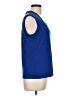 Jones Studio Blue Sleeveless Blouse Size L - photo 4